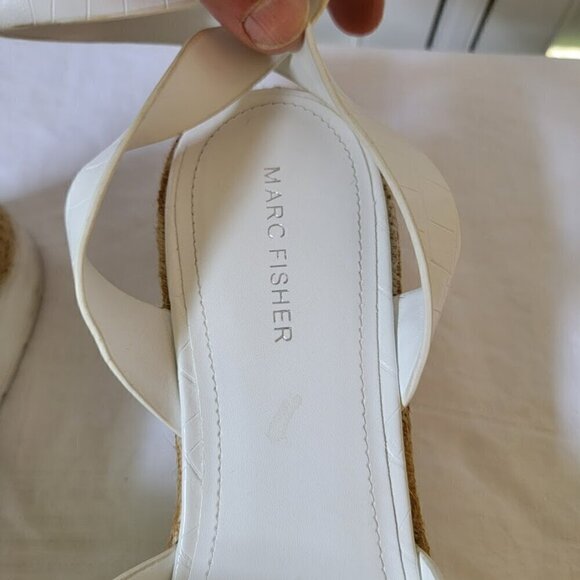Marc Fisher Zarita Espadrille Wedge Sandal - Size 11 - Picture 4 of 9